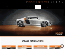 Tablet Screenshot of garageoutfitters.com